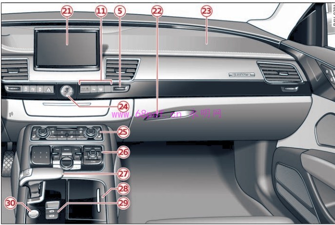 2013-2017 奥迪A8L S8 A8使用说明书 车主指南2014 2015 2016