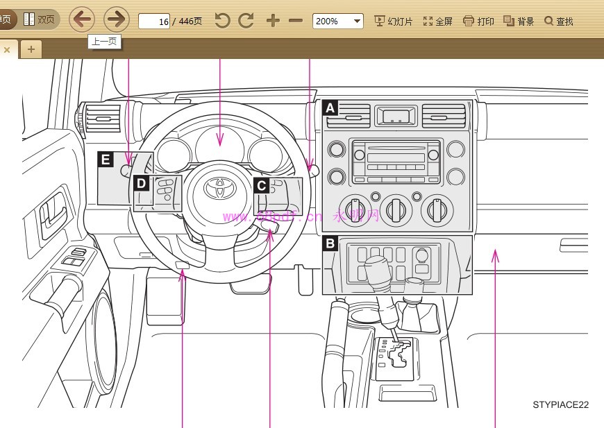 2013-2011 酷路泽FJ CRUISER 用户使用手册 车主指南2012 2016