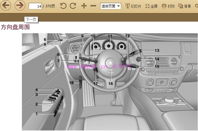 2013-2014 劳斯莱斯wraith 魅影 用户使用说明书 车主指南
