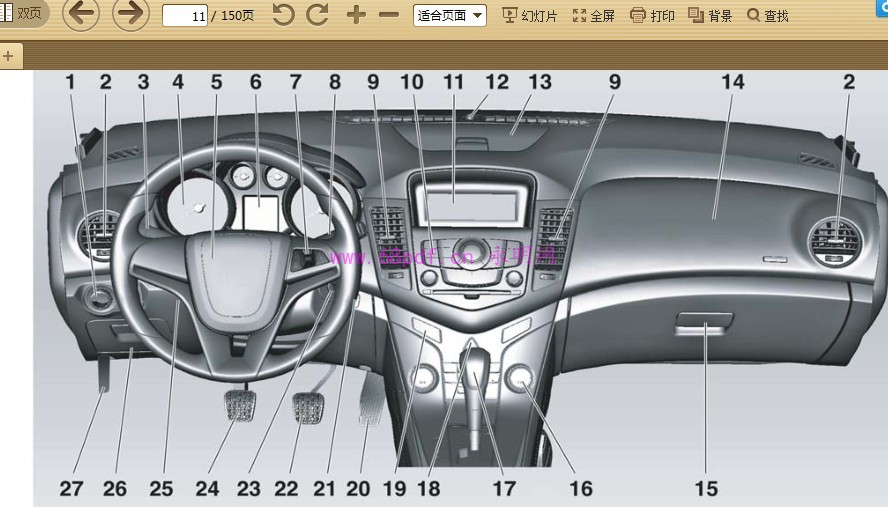 2009-2012 科鲁兹 使用说明书 车主用户手册 2010 2011