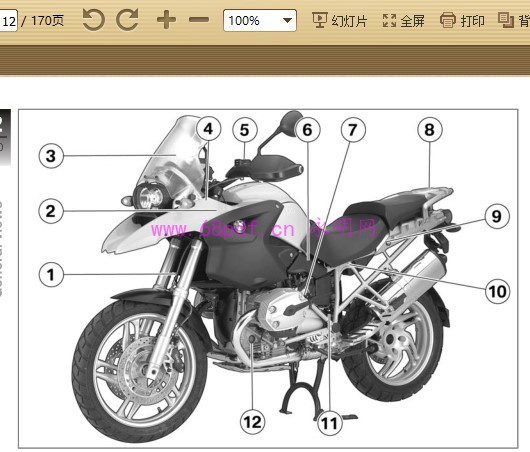 2006-2007 宝马R1200 GS 油鸟 使用...